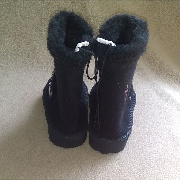 ⬇️⬇️⬇️Ositos Girl's Black Fairy Boots - Picture 8 of 9